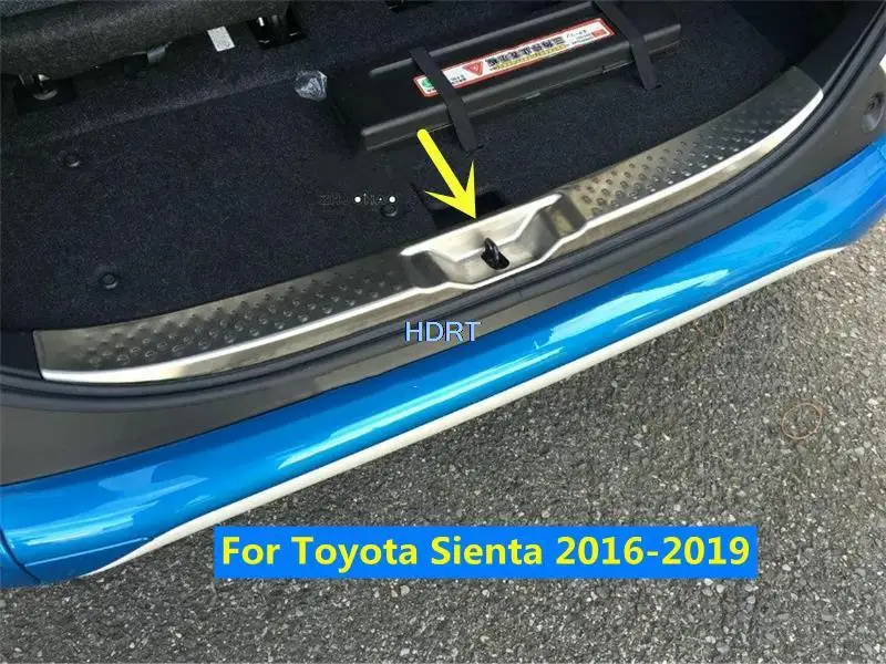 Для Toyota Sienta 2016-2019 автомобильный Стайлинг внутренний задний бампер протектор