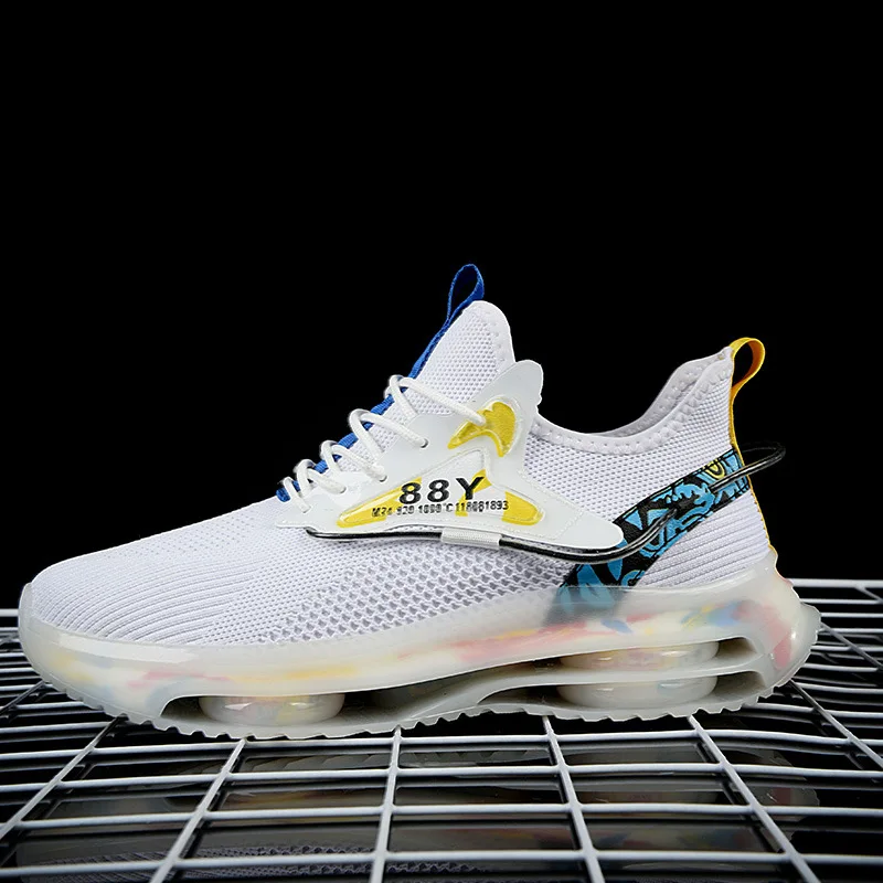 

Мужские дышащие кроссовки MZY для бега из ТПУ с сетчатым верхом, модные кроссовки для скейтбординга, универсальная спортивная обувь для отдыха