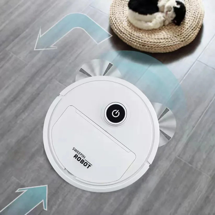 Новинка 2023 умный Роботизированный пылесос с низким уровнем шума для уборки пола