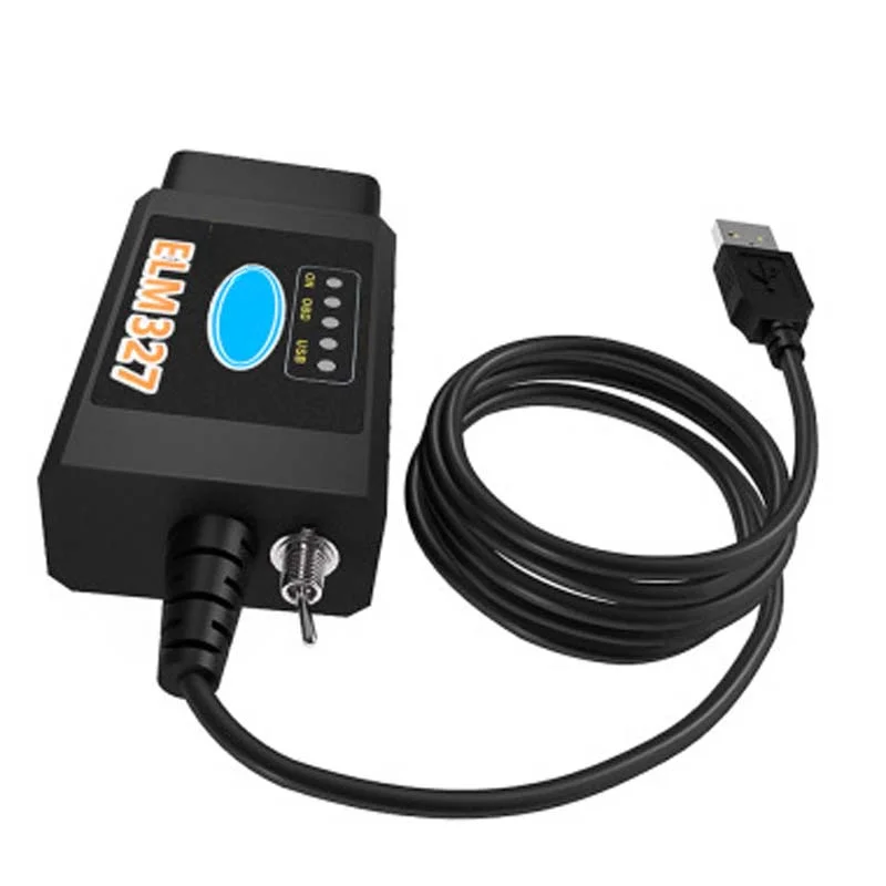 ELM327 USB 25K80 FT232 со скрытой щеткой переключателя