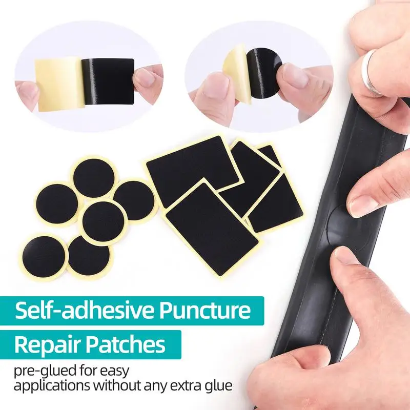 Набор заплат для трубок самоклеящиеся заплаты металлический рашпиль и рычаг 46