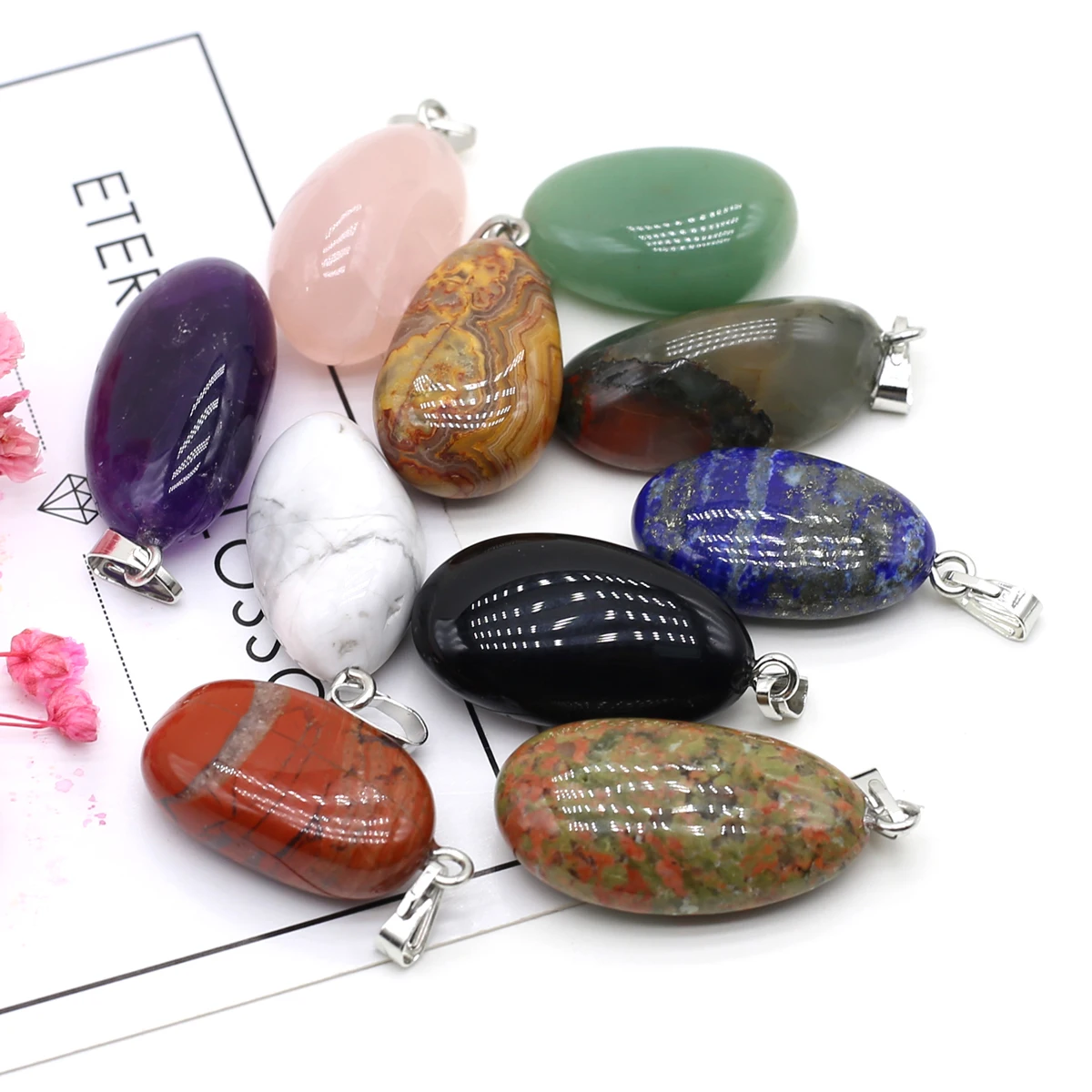 

Natural Stone Pendant Irregular Gemstone Exquisite Charms for Jewelry Making Diy Boutique Bracelet Necklace Earrings Accessories