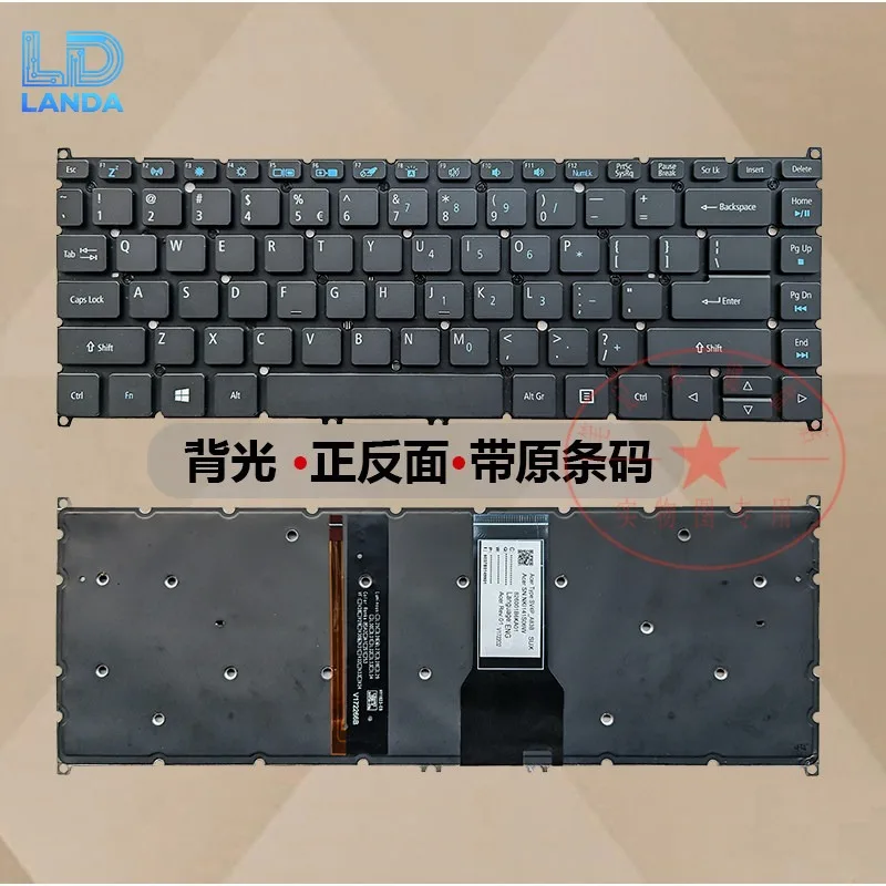Клавиатура для ноутбука TravelMate X3410 Series N18I1 TMX3410-M-823G, сменная клавиатура, прочный эргономичный дизайн, быстрый отклик клавиш (art.: 3920dbe85f936) - 3920dbe85f936