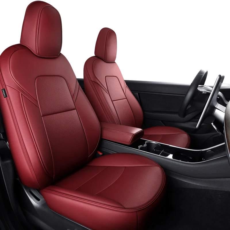 Чехол для сиденья Tesla Model 3 Y наппа кожа стиль Full Surround оптовая цена Белая Подушка