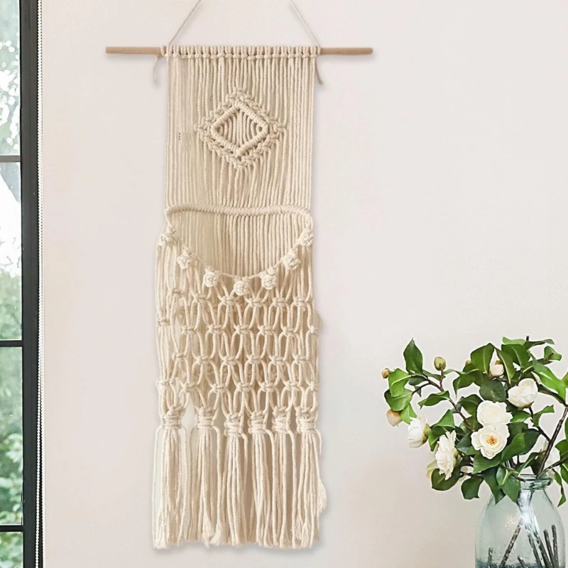 

50LB Wall Hanging Hand Woven Tapestry Rack Wall Hangings Tapestry Macrame Tapestry