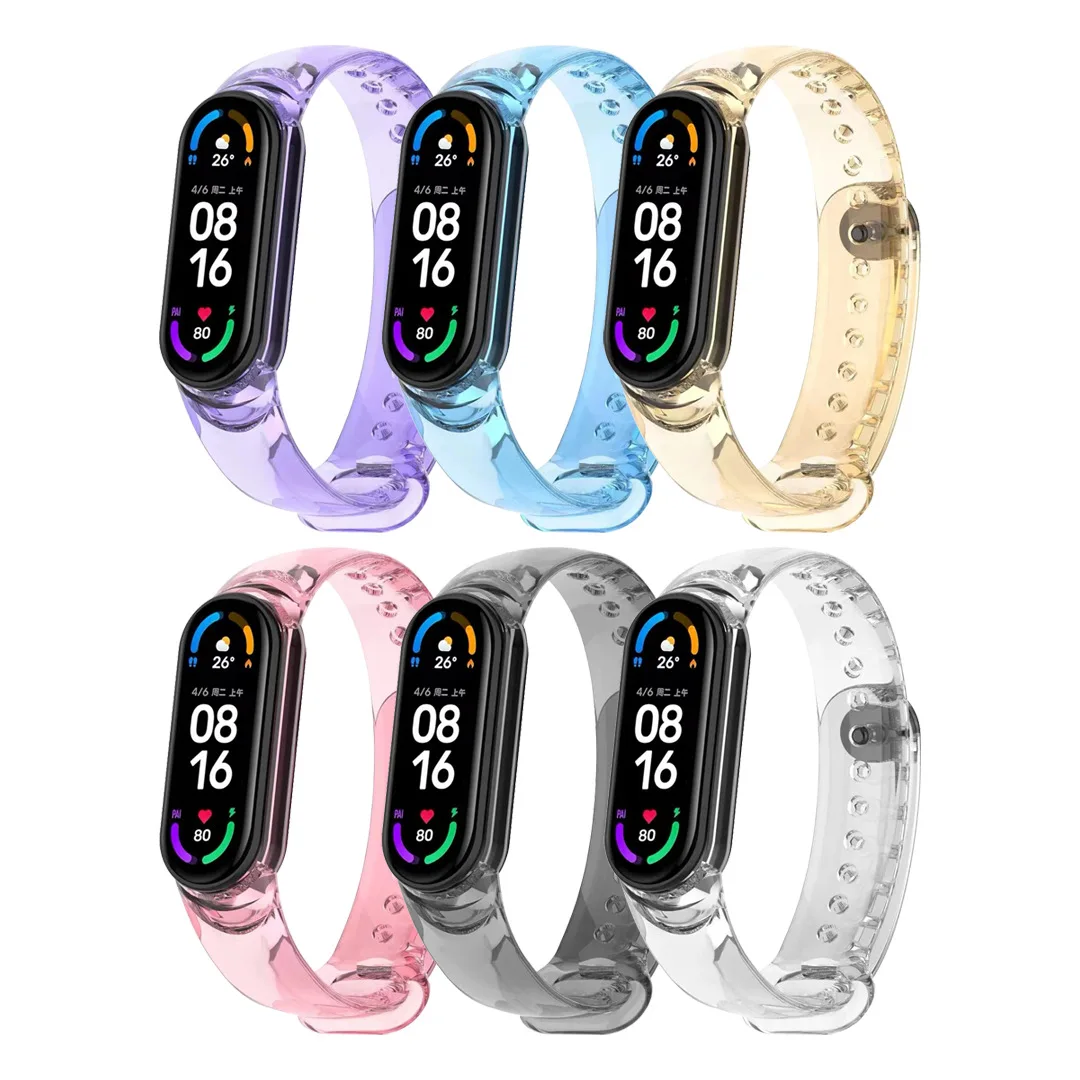 

Factory Wholesale Trending Products Silicone Correas Wrist Strap For Xiaomi Mi Band 8 7 6 Miband Bracelet