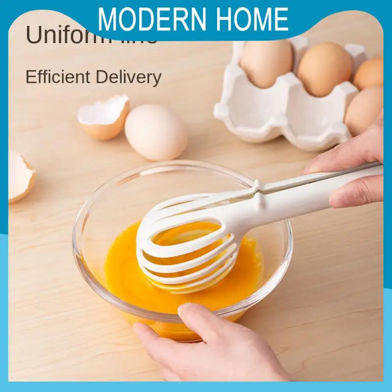 

Non-stick Manual Egg Beater Heat Resistant Kitchen Egg Clip Noodle Imitation Sawtooth Design Long Handle Egg Fishing Device