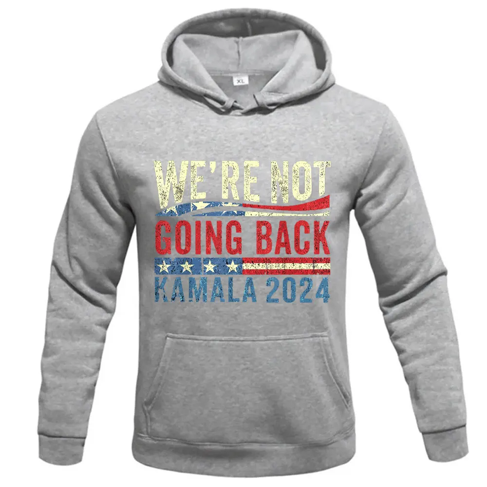 Kamala Harris We're Not Going Back Election 24 превосходные условия президента Y2k одежда новые
