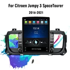 Автомобильный мультимедийный плеер Citroen Jumpy 3 SpaceTourer, Peugeot Expert, Toyota Proace 2016-2021, 4G Carplay, Android, экран 9,7 дюйма Tesla