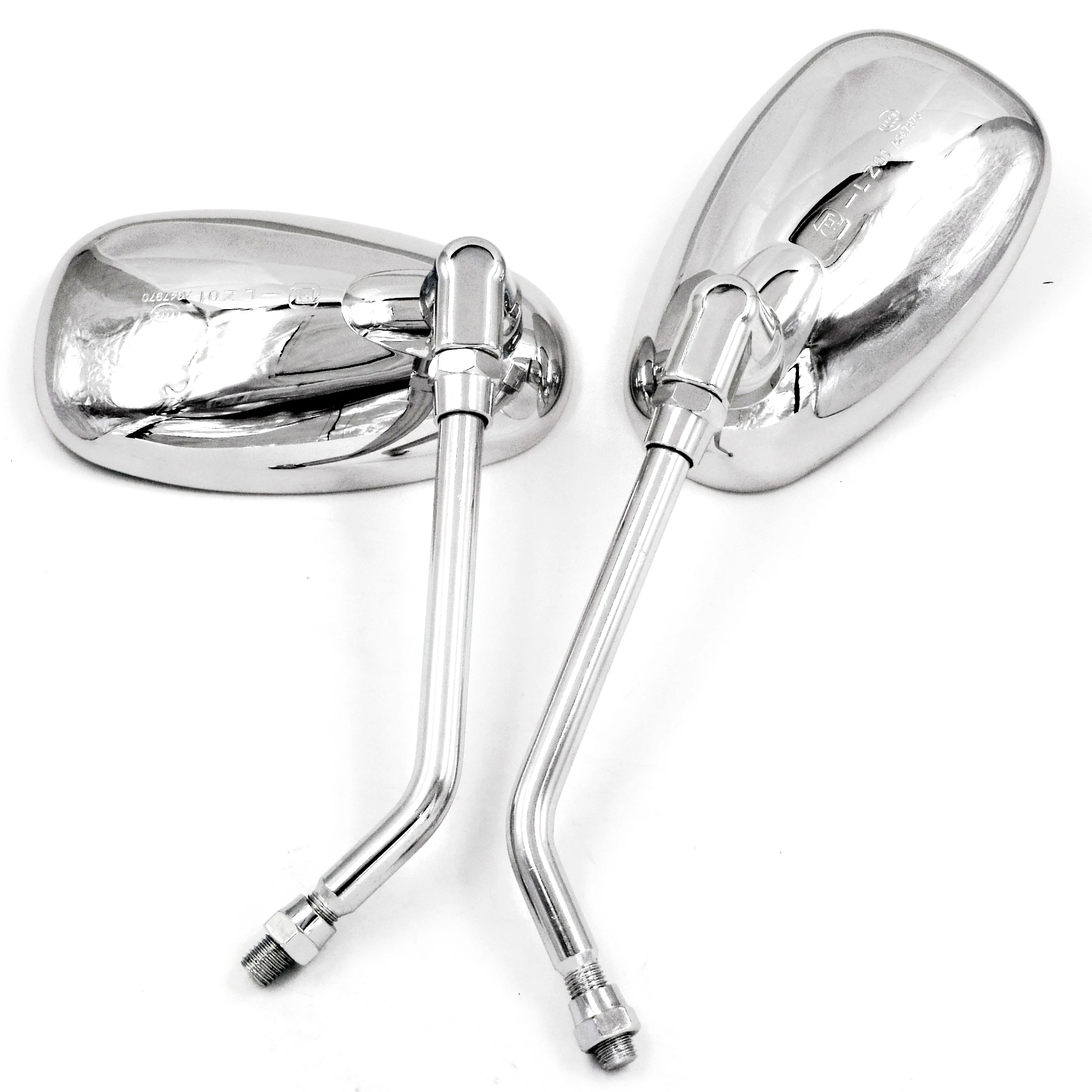 

Rear View Mirror Fit For YAMAHA FZ6 N/S FZ-6N FZ6N 2007 - 2010 2008 2009 Chrome oval Motorbike Rear View Mirrors