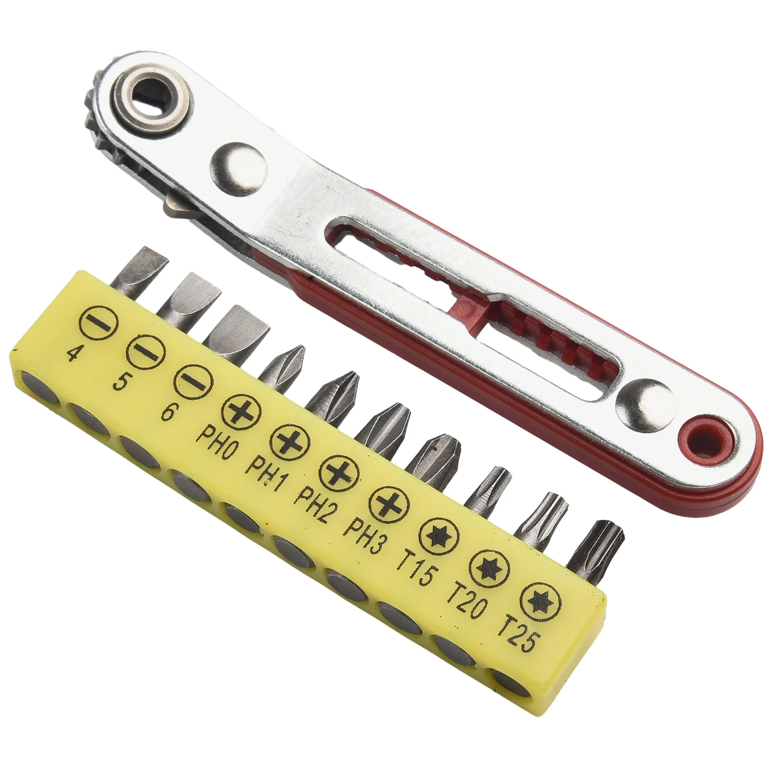 Отвертка с храповым механизмом маленький Torx набором бит 10 шт. шестигранная