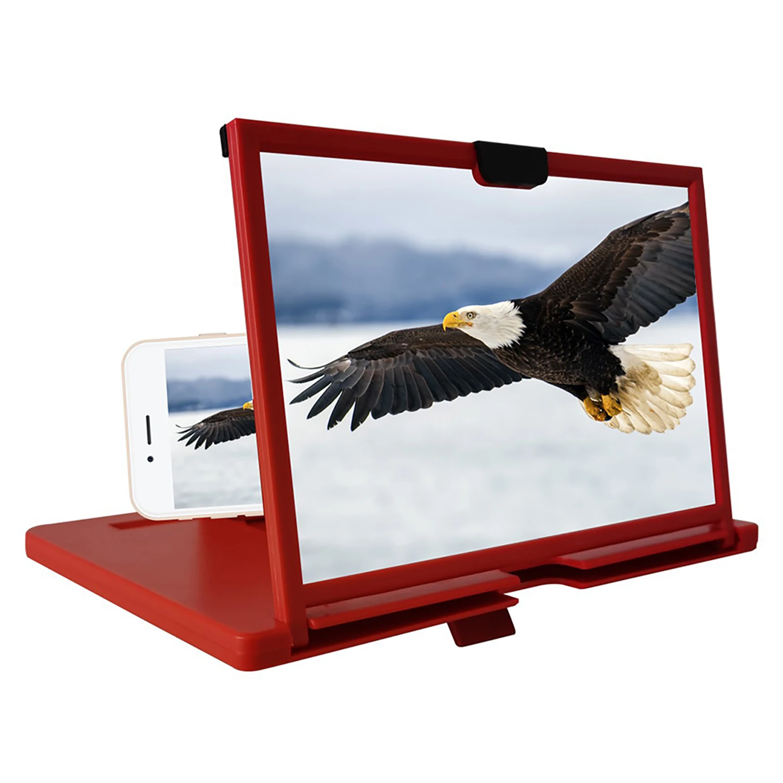

12inch Foldable Gifts For Movies 3D HD Bracket Video Amplifier Projector Holder Desktop Portable Mobile Phone Screen Magnifier