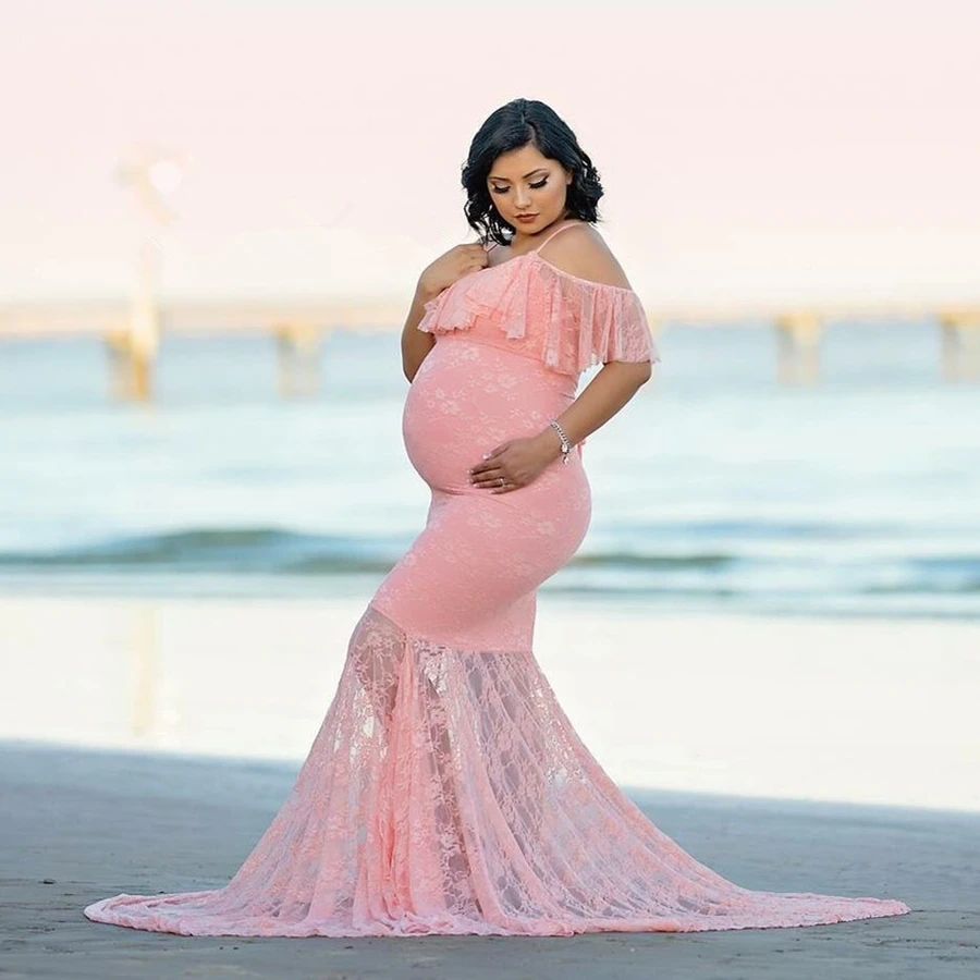

Wedding Fotoshoot Longer Maternity Dresses for Photo Shoot Nursing Maxi Summer Women Pregnancy Dress Plus Size Woman Night