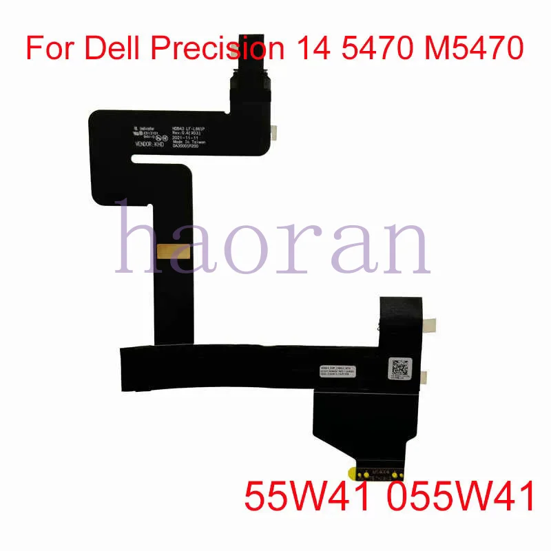 Новый сенсорный кабель LCD FPC EDP для ноутбука Dell Precision 14 5470 m5470 55w41 055w41 dc02c00xk00 hdb43 lf-l661p