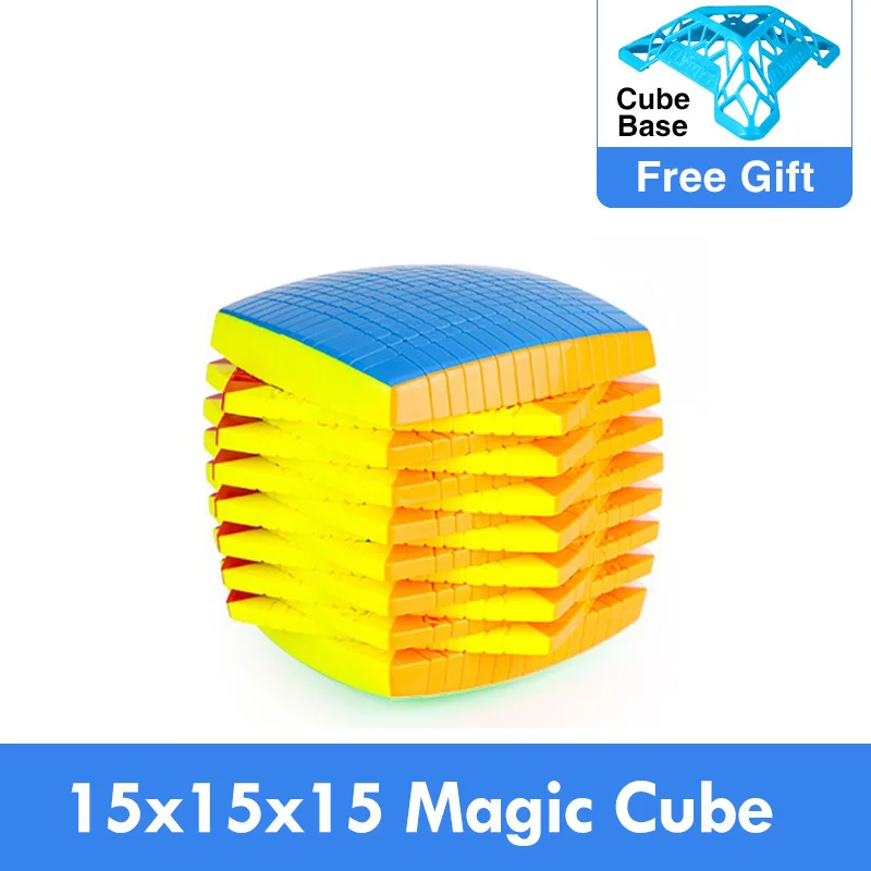 

Promo MOYU 15 Layers 15x15x15 With Gift Box Black Stickerless Cube Speed Magic Puzzle 15x15 Educational Cubo Magico Toys For Kid