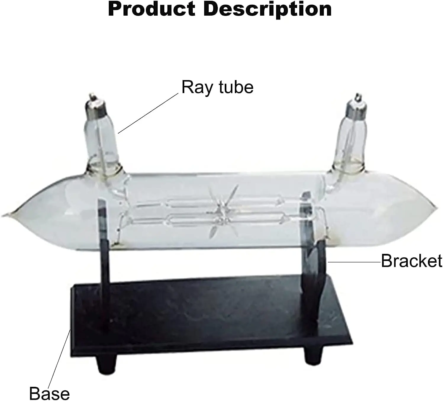 Катодная лучевая трубка показывает механический эффект экспериментное