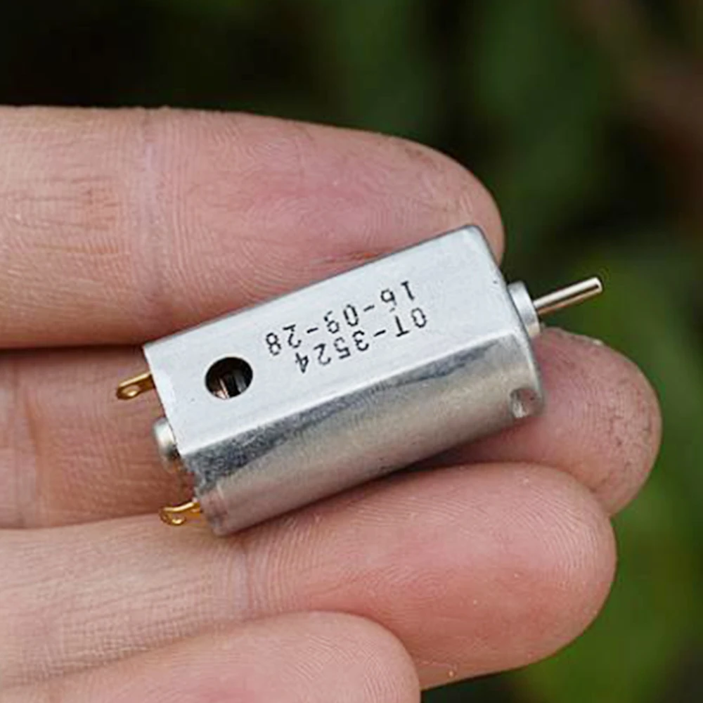 Миниатюрный двигатель FK-050 Ом, постоянный ток 3-4,2 в, 3,7 25200 об/мин, высокоскоростная Угольная щетка 050 мощный магнитный двигатель, радиоуправляемая Игрушечная модель самолета
