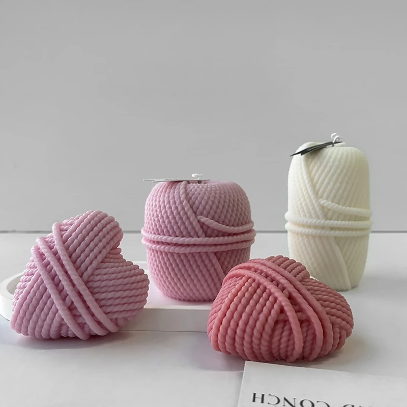 Гибкая силиконовая форма для создания волчьих свечей небольшая свечей-колонн