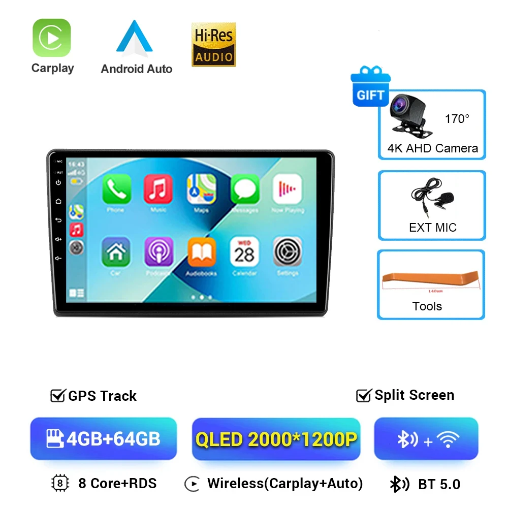 

Автомобильный радиоприемник Android 16, мультимедийный плеер для Kia Ceed ED 2006-2012 гг., навигация GPS Carplay DSP, Wi-Fi, Bluetooth, авторадио