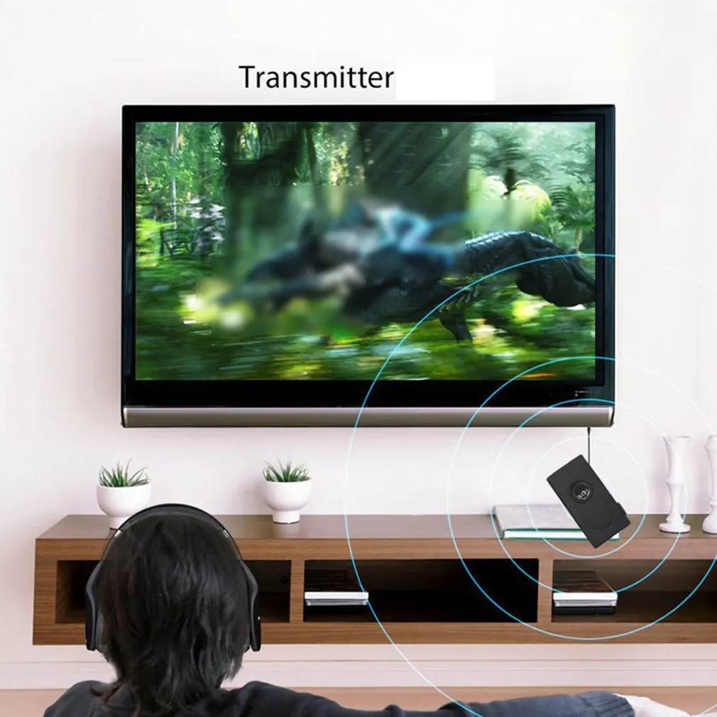 2 In 1 V4 Transmitter Receiver Wireless Stereo Adapter Music Audio |