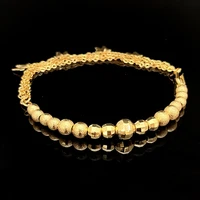 arab dubai 24k gold bracelet woman gold bracelet flower wedding bride bracelet high quality copper gold plated bracelet