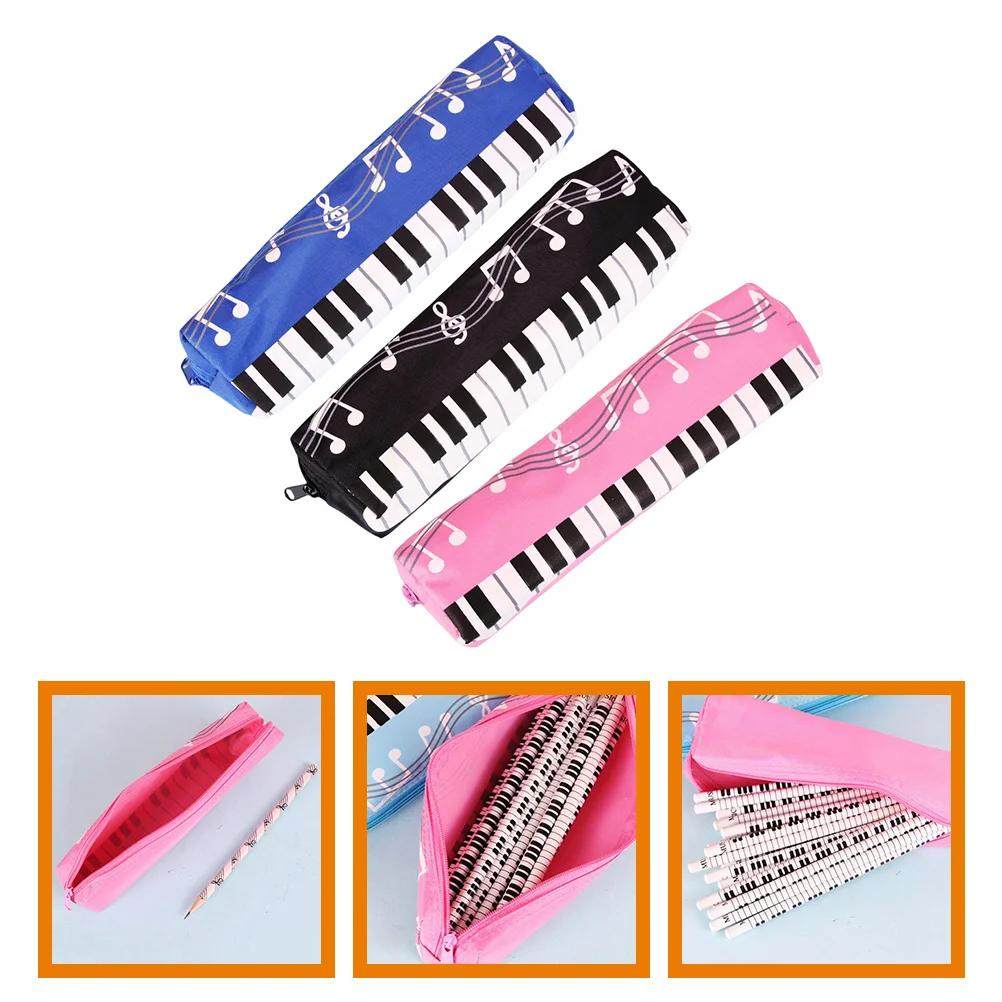

3 Pcs Travel Organizer Pouch Bag Lovely Holder Household Zipper Multi-function Adorable Pupils