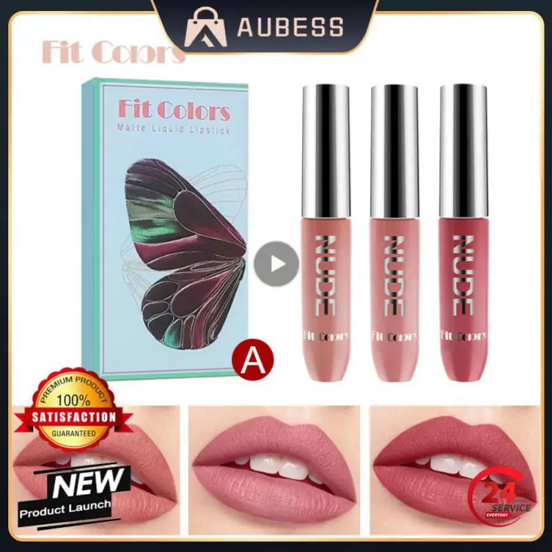 

Lip Tint Set Non-stick Cup Lip Glaze Velvet Matte Lipstick Liquid Lipstick Lips Makeup Butterfly Lip Gloss Moisturizing