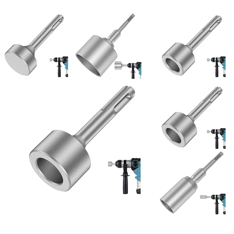 1 PCS SDS-Plus T Post Ground Rod Driver Drill Bit Driver For Hammer Drill Grounding Rods B