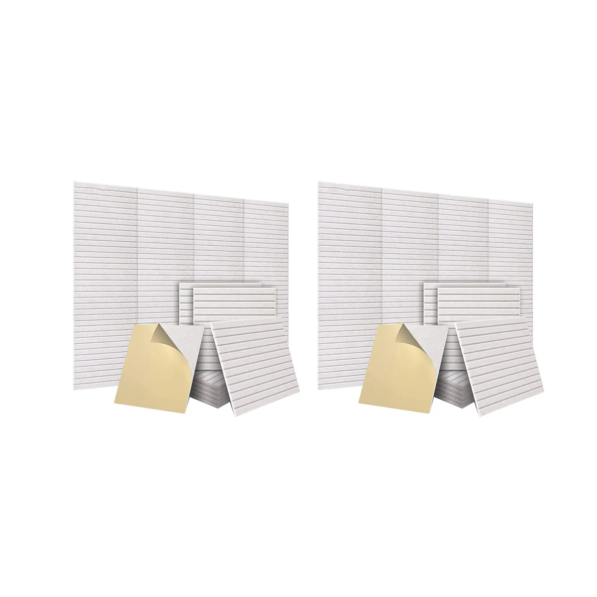 

32 Pcs Pro Grade Acoustic Panels,Sound Proof Wall Panels,for Studio Absorbs Sound and Eliminates Echoes(White)