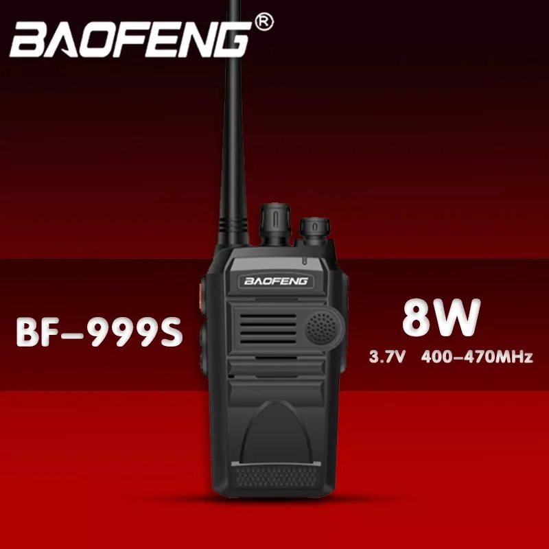 

BF-999S двухсторонняя рация 3 - 5 км 8 Вт 400-470 МГц 1800 мАч CB радио FM приемопередатчик UHF морской радиоприемник