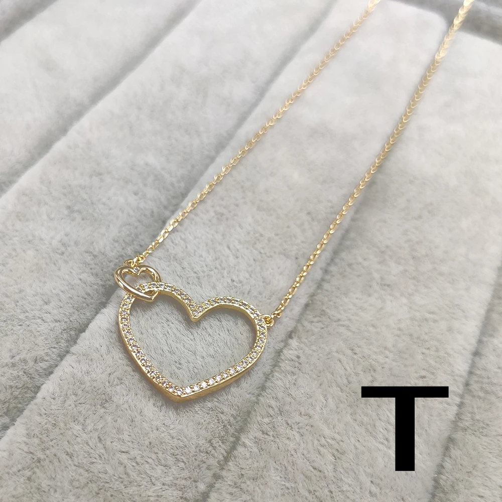 Ожерелье в подарок 100% Серебро 925 пробы любовь и ключ крест кулон ожерелье розовое золото Белое золото серебро ювелирные изделия матч мир подходит T Brank