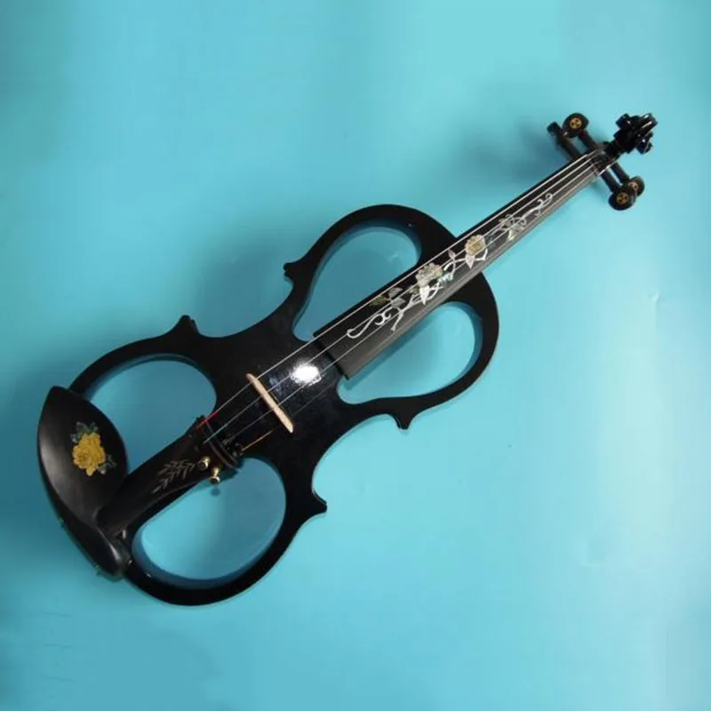 

Fine Tuner Electric Violin Body Professional Master Acoustic Carved Violin Bag Silent Encordoamento Violino Musical Instruments