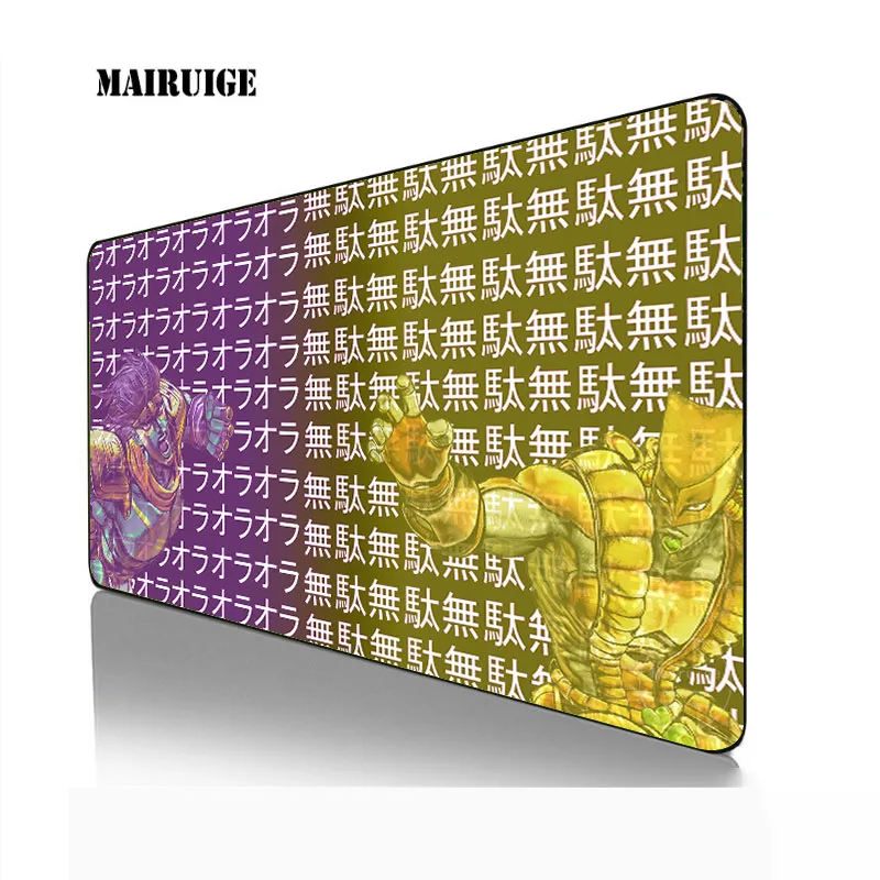 

Anime JoJo's Adventure Large Gaming Mouse Pad Laptop Keyboard Mousepads Computer PC Accessories Game Mousemat Player Mats Csgo