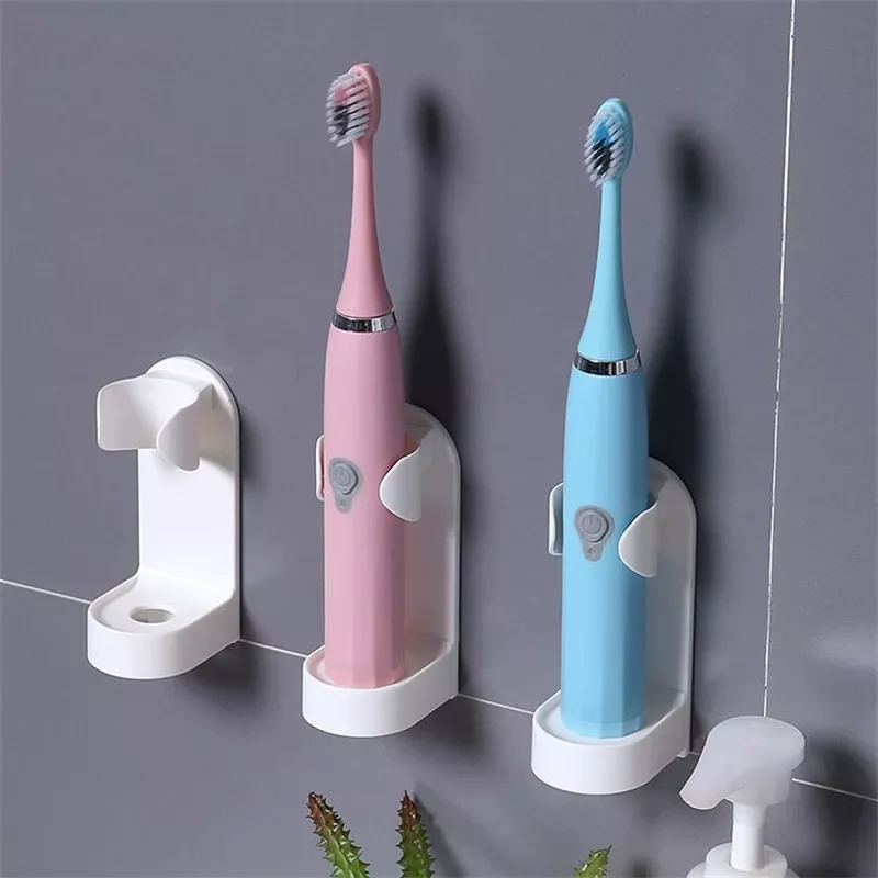 

Toothbrush holder Wall mount Electric toothbrush stand Holder tooth brush storage shelves hanging shelf bathroom accessories