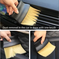soft hair car air conditioner cleaning brush repeatable car detailing air outlet vent brushes dust cleaner for car wash parts