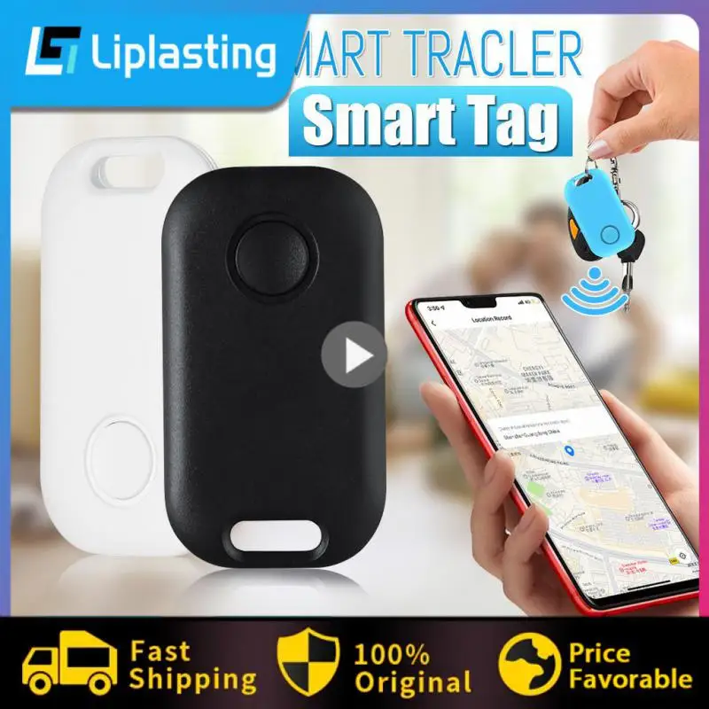 

Wireless bluetooth-compatible Gps Tracker Keychain Alarm Anti Lost Alarm Location Record Smart Finder For Kids Key Phones Mini