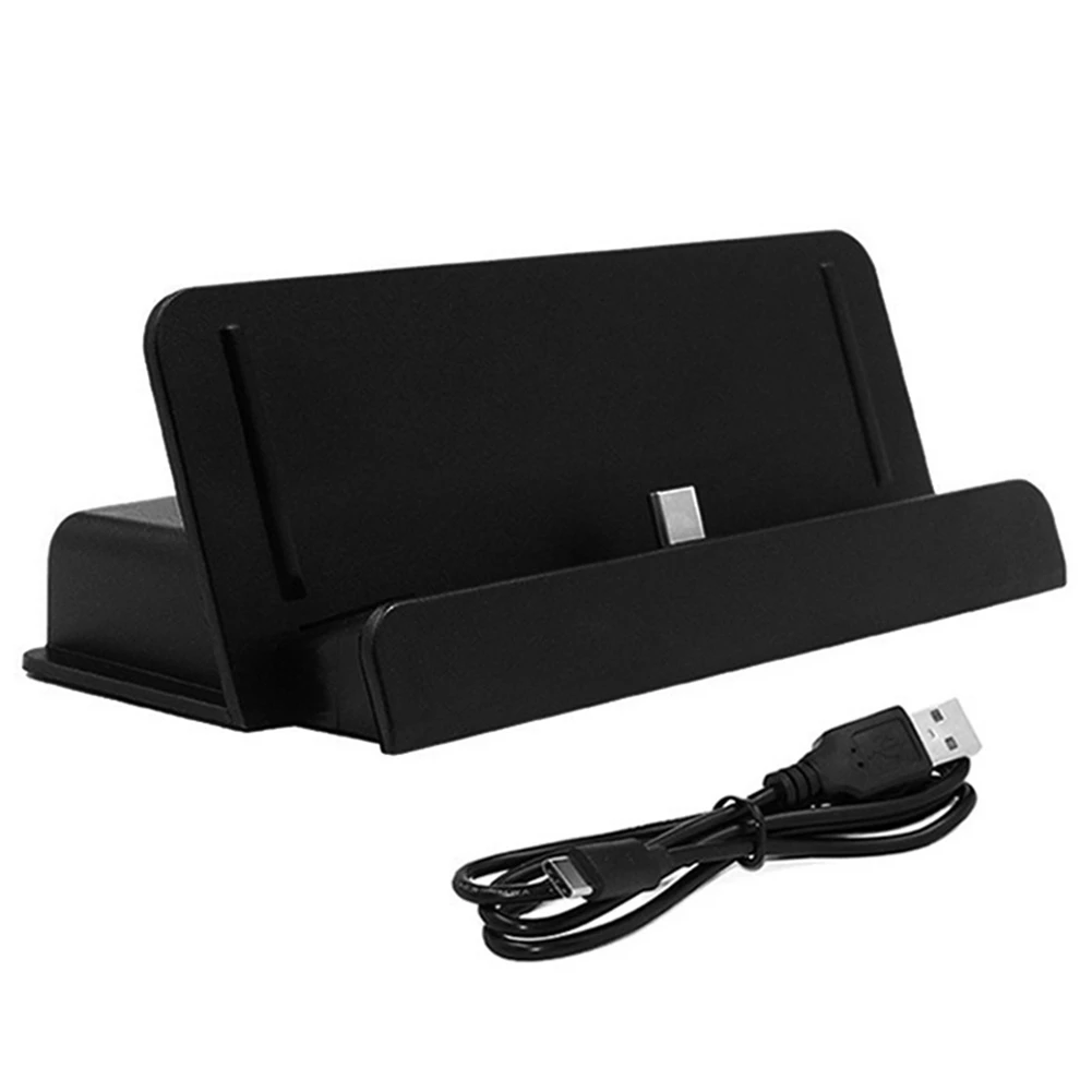 

Fast Charging Dock Station for Nitendo Switch ConsoleType-C Ports Charger with Kickstand for NintendoSwitch Lite Black