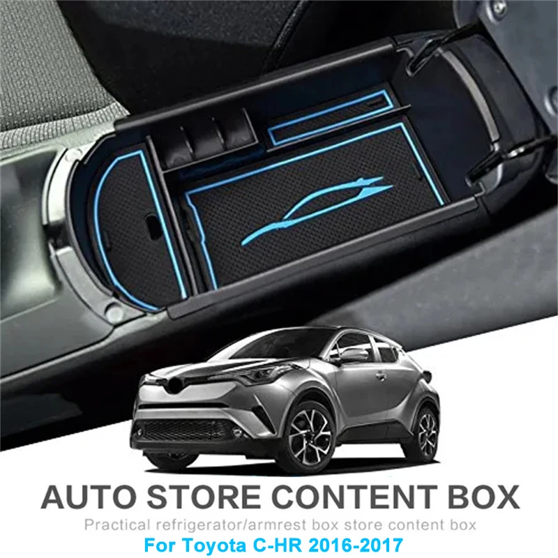 

1 шт., автомобильный центральный подлокотник для Toyota C-HR 2016-2017