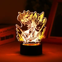 anime game 16 colors 3d led night light genshin impact lamp kids birthday gift decor can be combined to purchase acrylic sheet