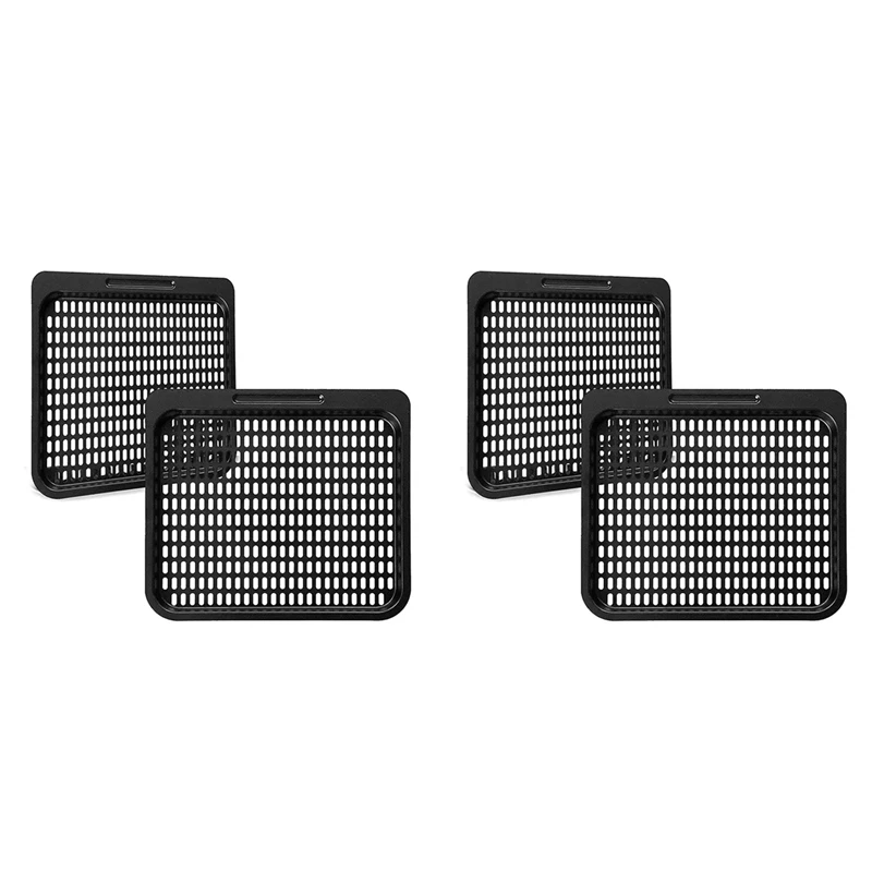 

4PCS Cooking Tray Replacement, 10 QT Mesh Cooking Rack Air Fryer Accessories , Air Fryer Oven, Dishwasher Safe (10 QT)