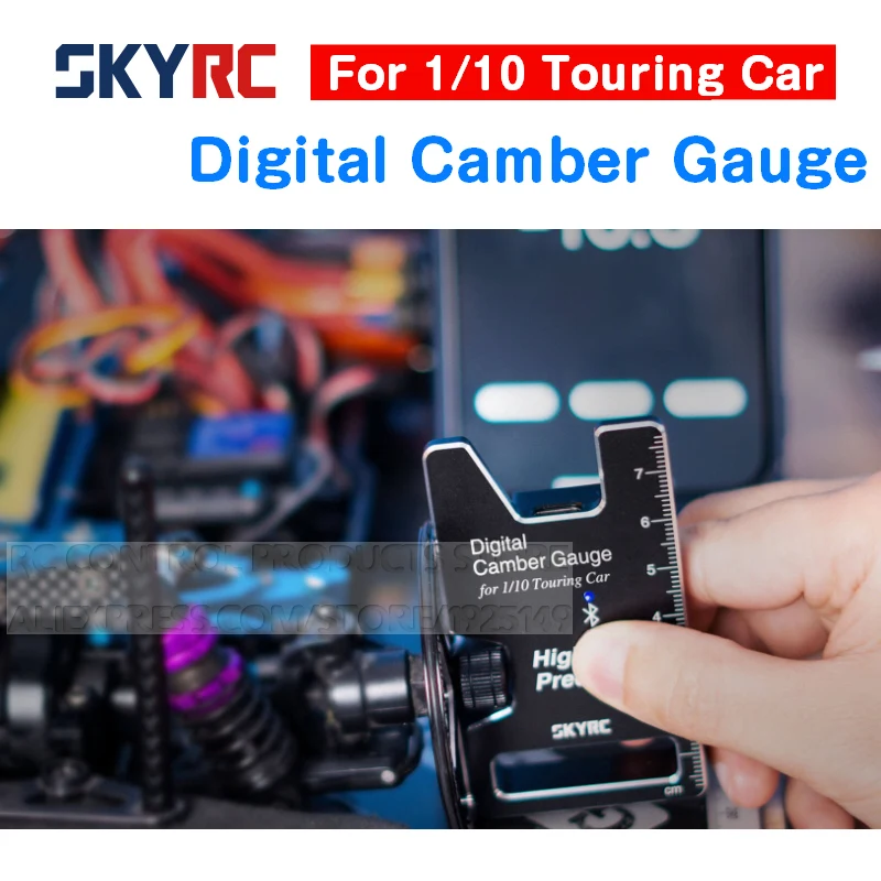 

SKYRC Digital Camber Gauge Built With Bluetooth 5.0 For 1/10 Touring Car