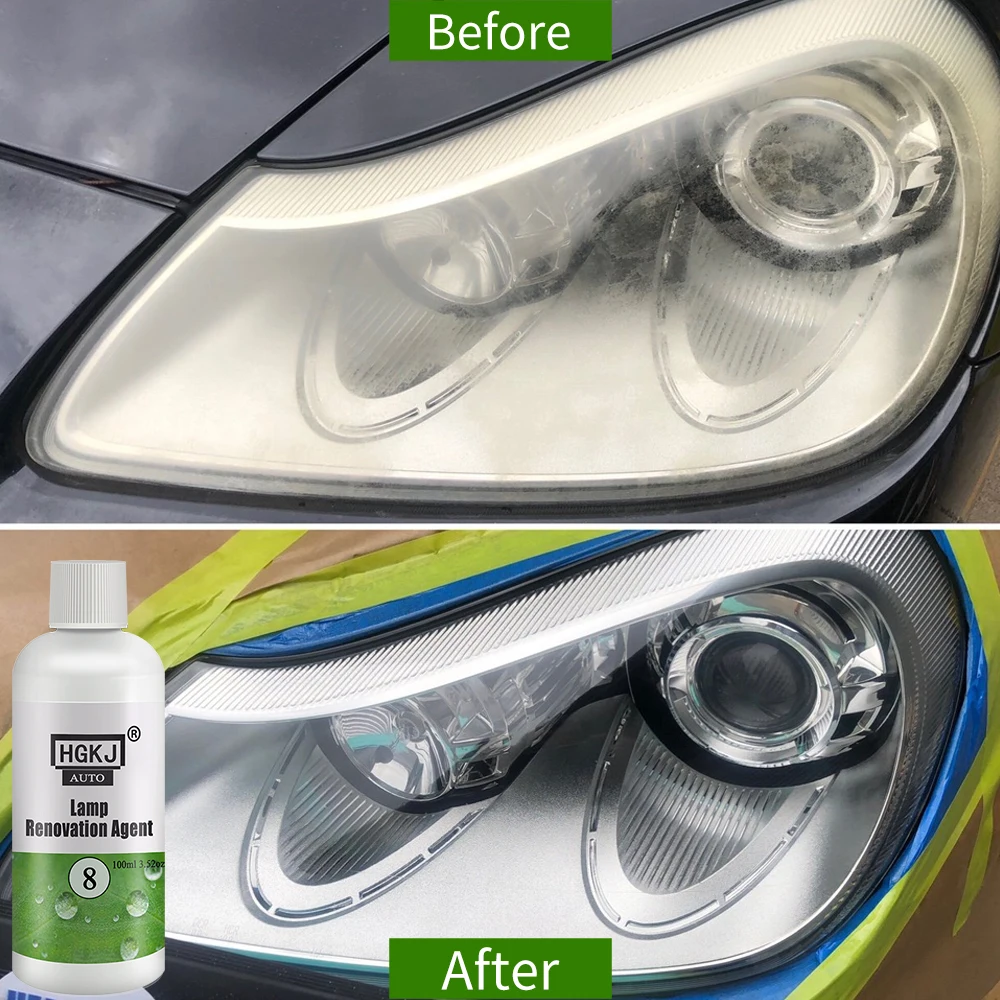 

Hgkj 8 Car Headlight Polishing Agent Scratch Remover Repair Headlight Polishing Repair Kit Chemicals Car Accessories
