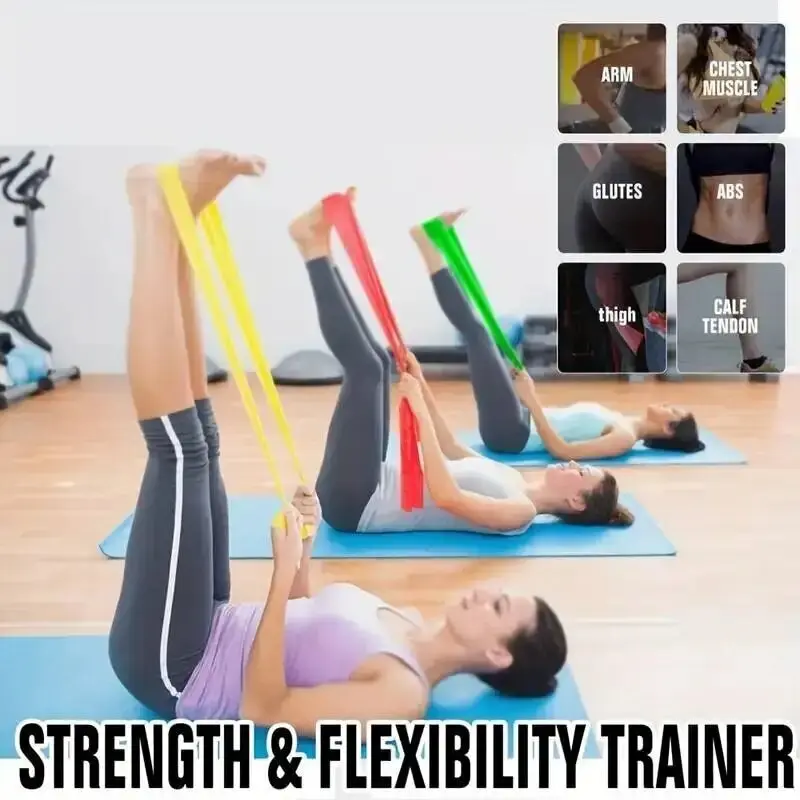 1 шт. TPE аксессуары для йоги натяжение левая эластичная лента спортивные