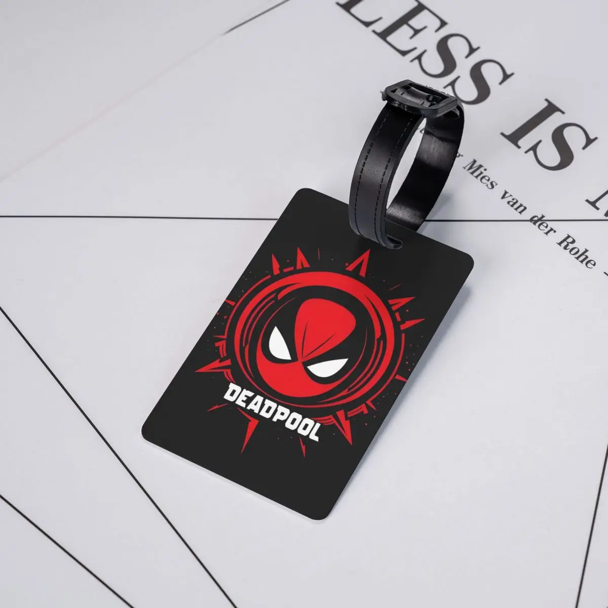 Портативная сумка для багажа с этикеткой из ПВХ