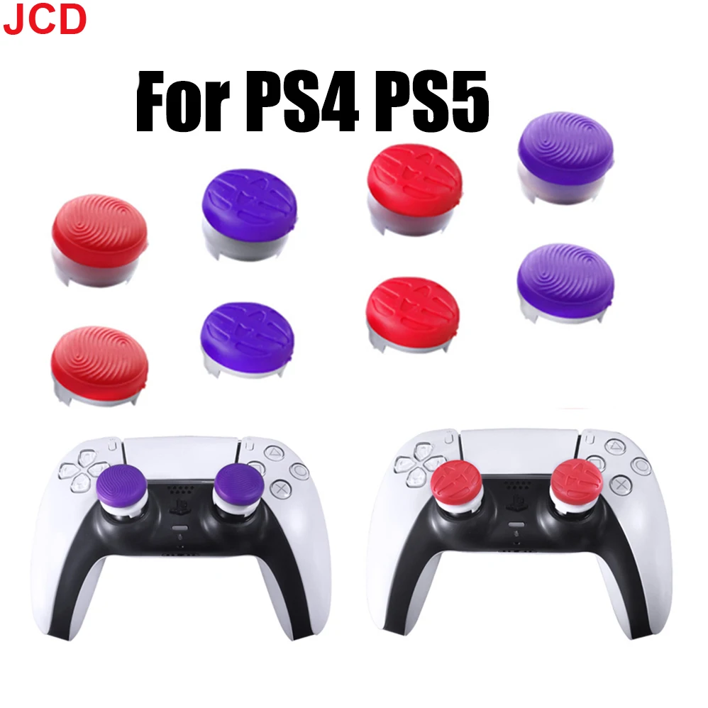 

JCD 4pcs For Sony PS4 PS5 Gamepad Rocker Cap Protective Cap Heightened Cap Button Cap For PS5 Joystick Caps Game Accessories