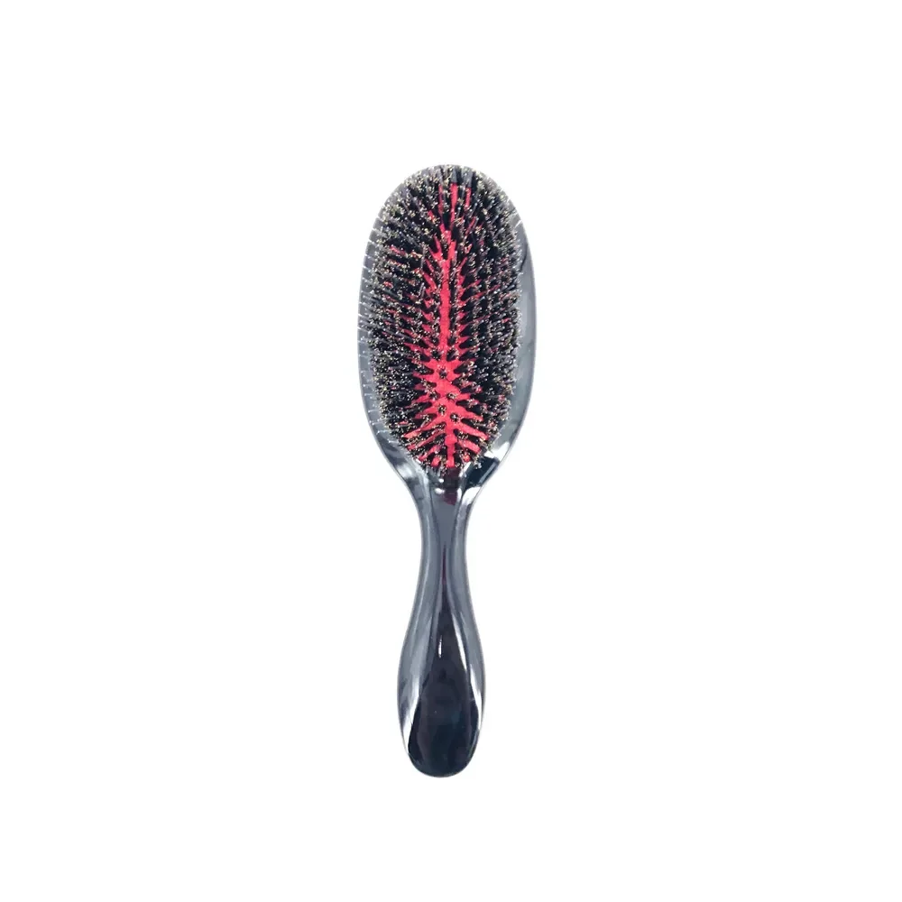 

NEW2023 1PC Oval Boar Bristle & Nylon Hair Comb Mini Anti-static Hair Scalp Massage Comb Hairbrush Salon Hair Brush Styling