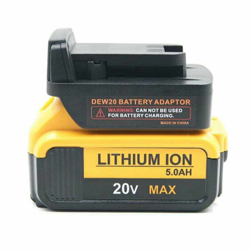 

For DEWALT 20V XR&DCB Li-Ion Battery Convert To Milwaukee Tools Adapter Built-in Battery Tool Buckle Protective Plate Adap