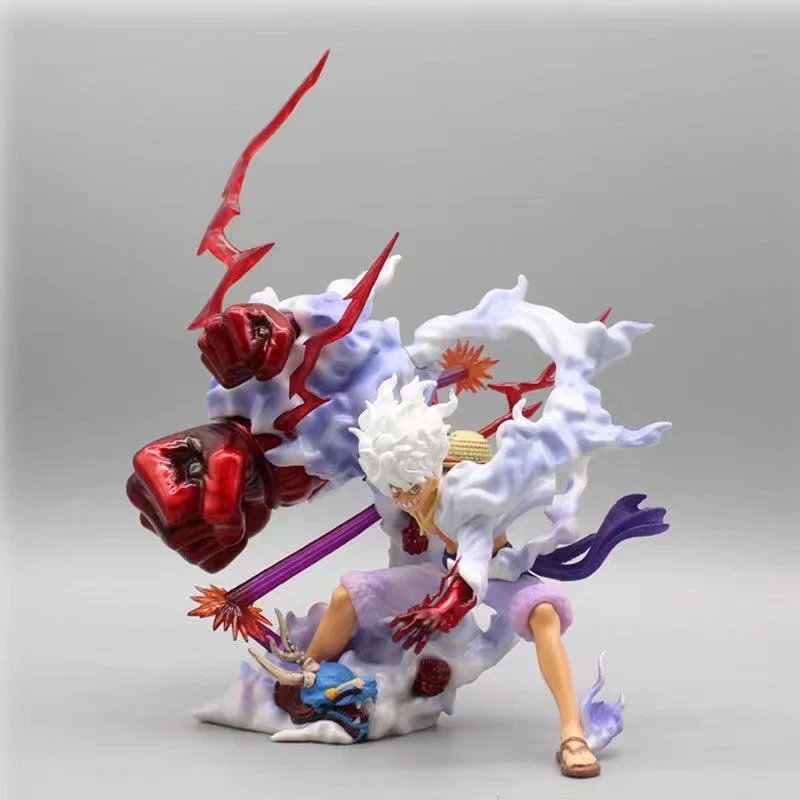 Аниме цельная фигурка бог солнца Ника экипировка 5 Луффи 28 см ПВХ экшн-Фигурка