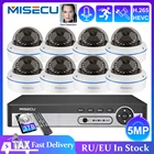 MISECU H.265 8CH 48 V POE CCTV система 5.0MP IP POE Антивандальная Водонепроницаемая металлическая камера 2560*1440 комплект видеонаблюдения