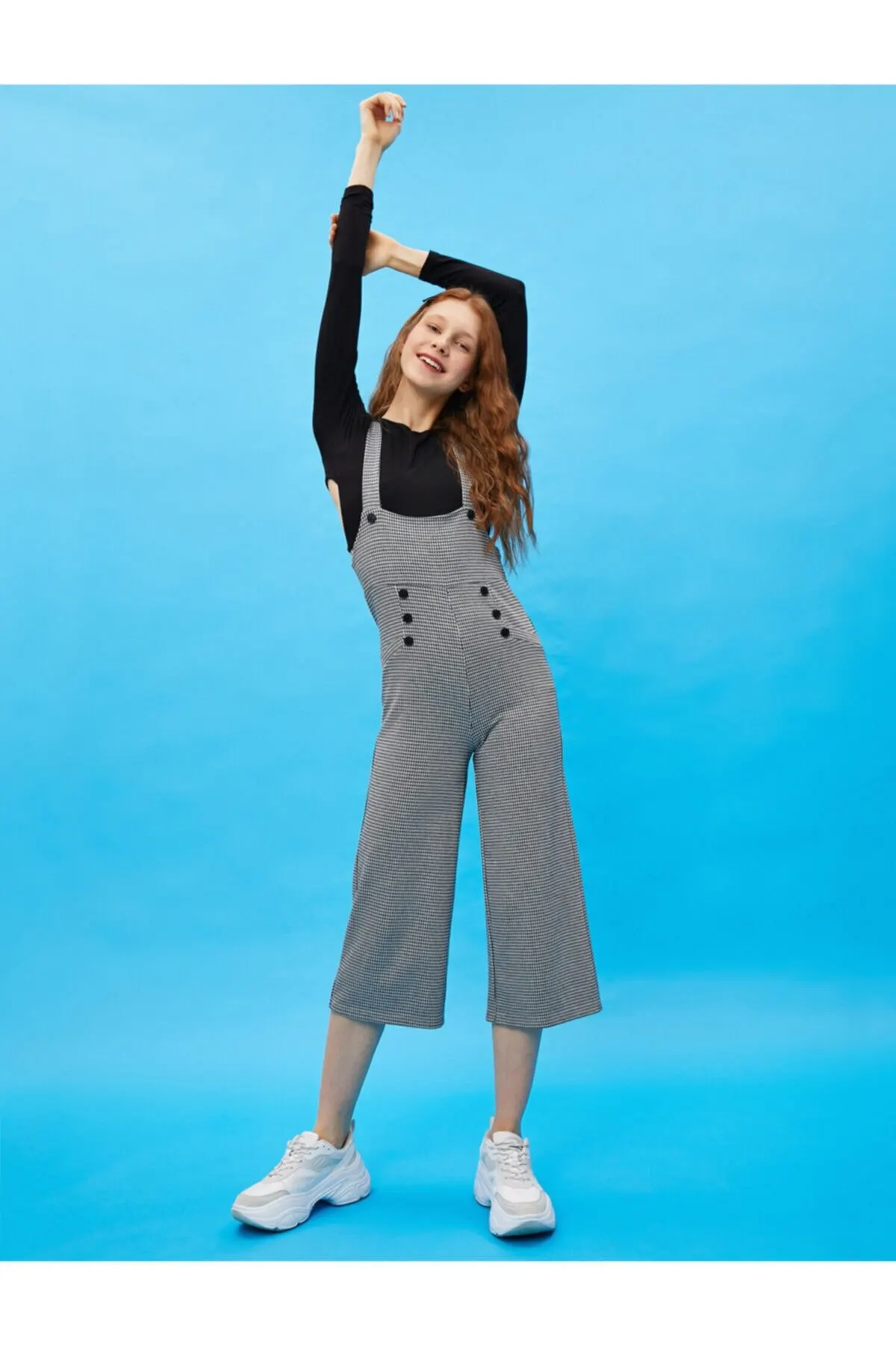 

Женский комбинезон на пуговице, Модный Стильный комбинезон из качественной ткани без рукавов, мешковатые брюки, повседневный комбинезон